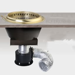 image-Japanese Stainless Steel Lower Smoke Charcoal Grill