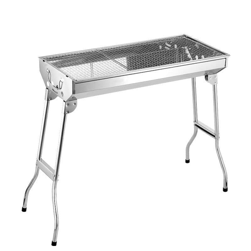 image-Foldable BBQ Grill Outdoor Stainless Steel Barbecue Tool
