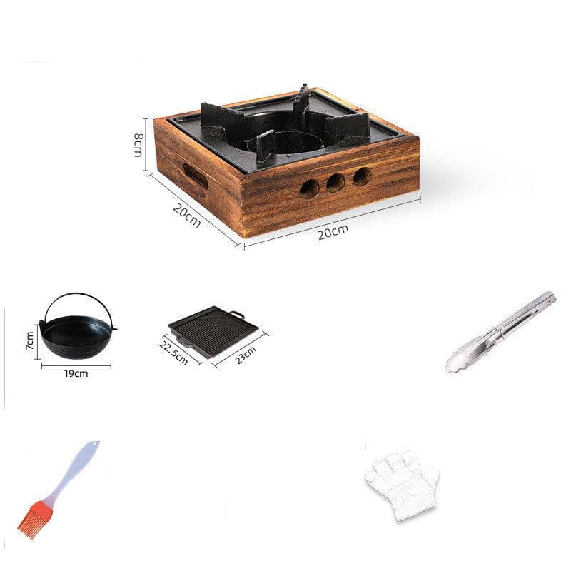 image-Japanese-style Household Small Smokeless Barbecue Grill