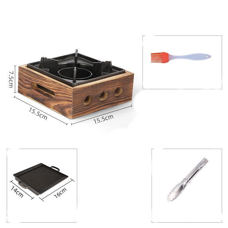 image-Japanese-style Household Small Smokeless Barbecue Grill