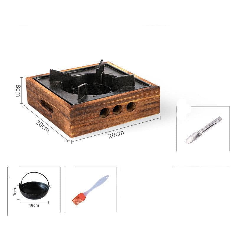 image-Japanese-style Household Small Smokeless Barbecue Grill