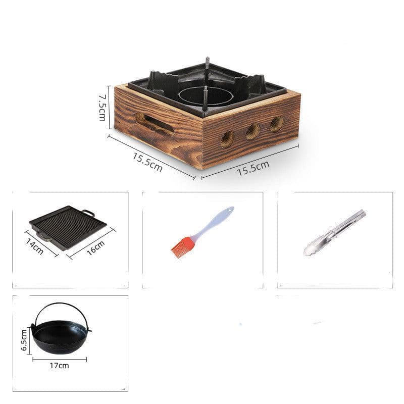 image-Japanese-style Household Small Smokeless Barbecue Grill