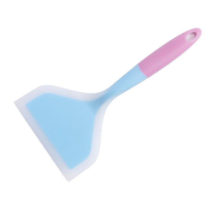 image-Translucent Silicone Jade Spatula Non-stick Frying Pan Spatula
