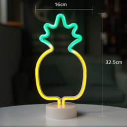 image-LED modeling lamp pineapple led decorative night light