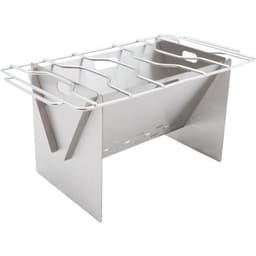 image-Stainless Steel Flat Card Barbecue Grill Camping Mini