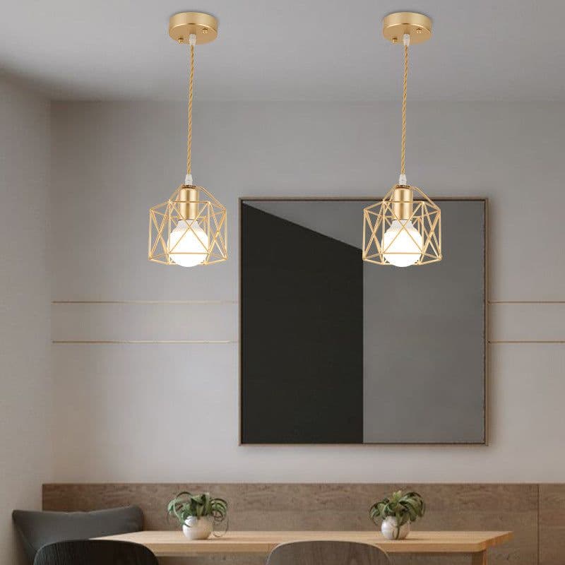image-Wrought Iron Small Lamps And Lanterns Simple Post-modern Personality And Creativity