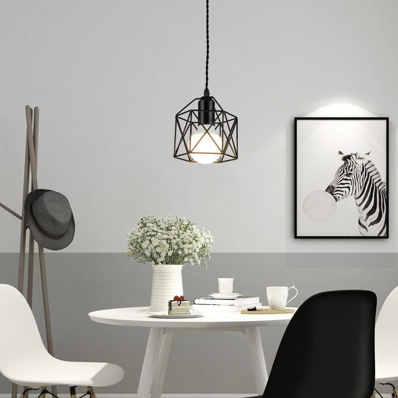 image-Wrought Iron Small Lamps And Lanterns Simple Post-modern Personality And Creativity