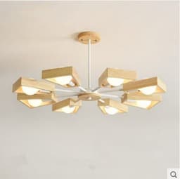 image-Solid wood bedroom Chandelier
