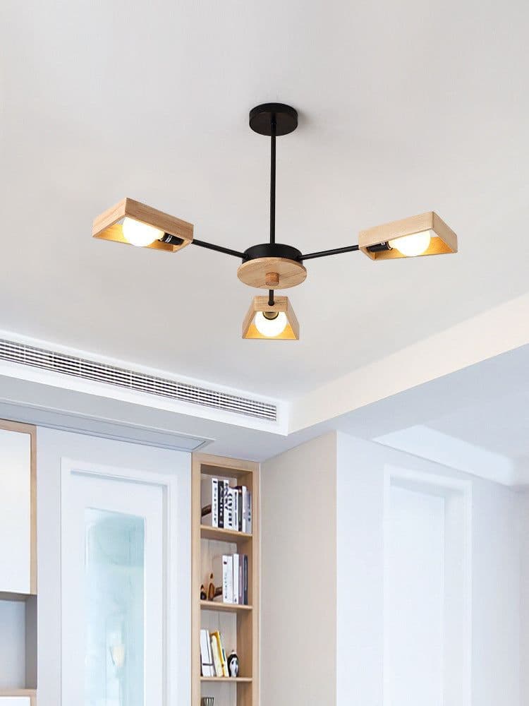 image-Solid wood bedroom Chandelier