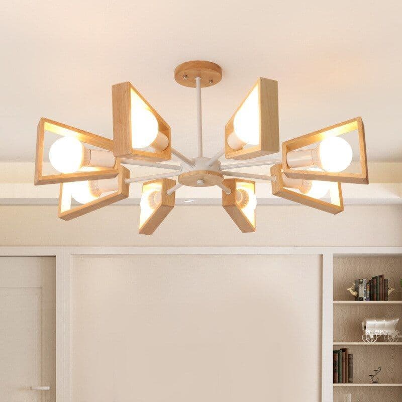 image-Solid wood bedroom Chandelier
