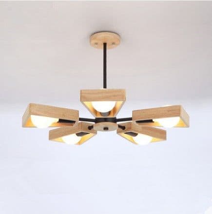 image-Solid wood bedroom Chandelier