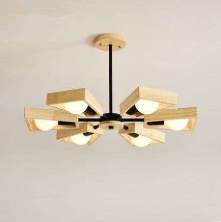 image-Solid wood bedroom Chandelier