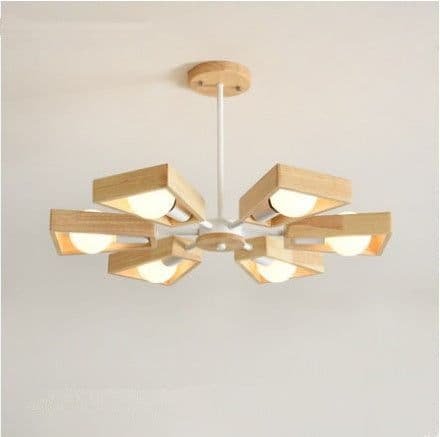 image-Solid wood bedroom Chandelier
