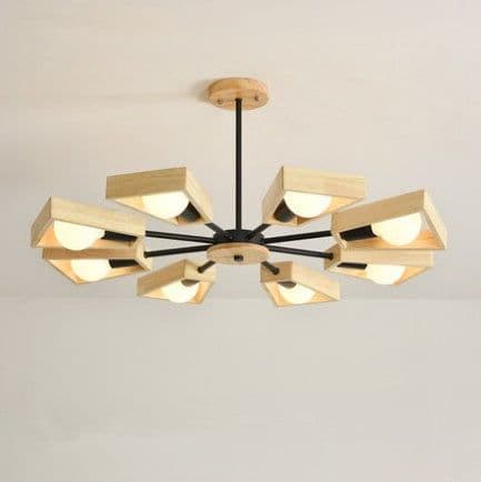 image-Solid wood bedroom Chandelier