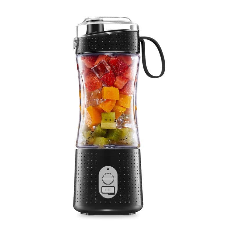 image-Portable Blender For Shakes And Smoothies Personal Size Single Serve Travel Fruit Juicer Mixer Cup With Rechargeable USB