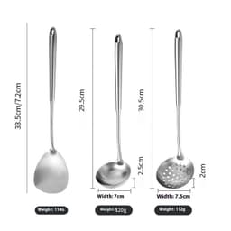 image-Stainless Steel Spatula Household Kitchen