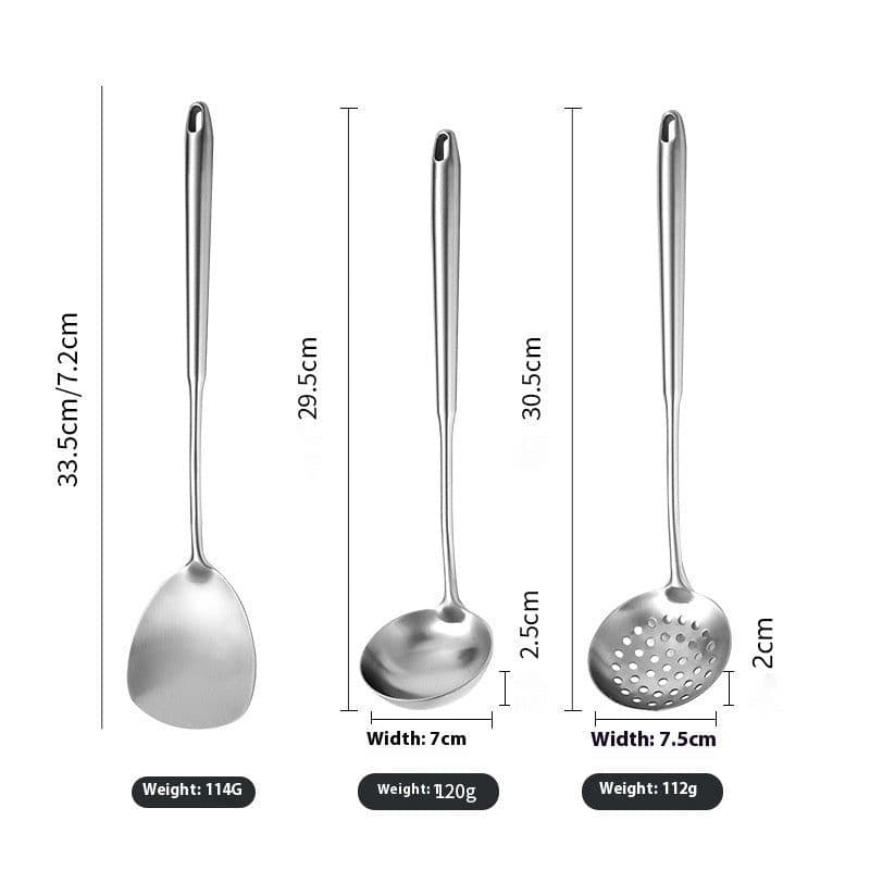 image-Stainless Steel Spatula Household Kitchen
