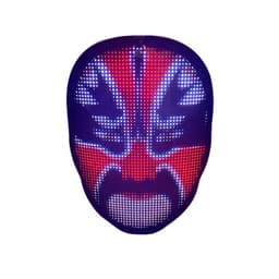 image-New Arrival LED Mask Face-changing Glowing Mask APP Control DIY Shining Mask for Holiday DJ Party Carnival