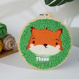 image-Handmade Embroidery Material Package Needle Children Beginners Stamp String Art Decoration