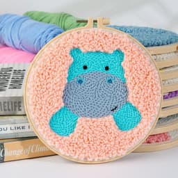 image-Handmade Embroidery Material Package Needle Children Beginners Stamp String Art Decoration