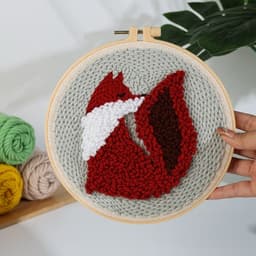 image-Handmade Embroidery Material Package Needle Children Beginners Stamp String Art Decoration