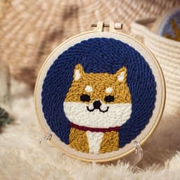 image-Handmade Embroidery Material Package Needle Children Beginners Stamp String Art Decoration
