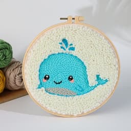 image-Handmade Embroidery Material Package Needle Children Beginners Stamp String Art Decoration