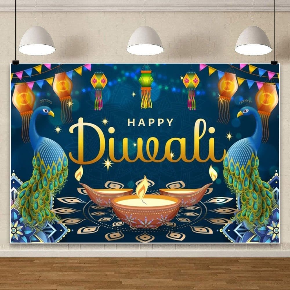 image-Hanukkah Diklight Festival Scene Atmosphere Photo Material Photographic Background Cloth