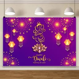 image-Hanukkah Diklight Festival Scene Atmosphere Photo Material Photographic Background Cloth