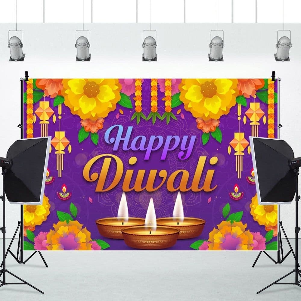 image-Hanukkah Diklight Festival Scene Atmosphere Photo Material Photographic Background Cloth