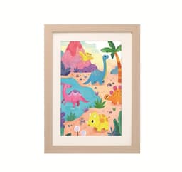 image-A4 Children's Painting Storage Frame DiyKidsArt Magnetic Picture Frame
