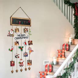 image-Wooden Wall Clip Photo Decorations Hanging Crafts Ornaments
