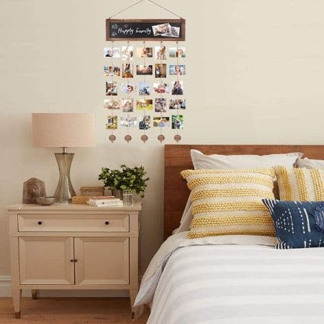 image-Wooden Wall Clip Photo Decorations Hanging Crafts Ornaments