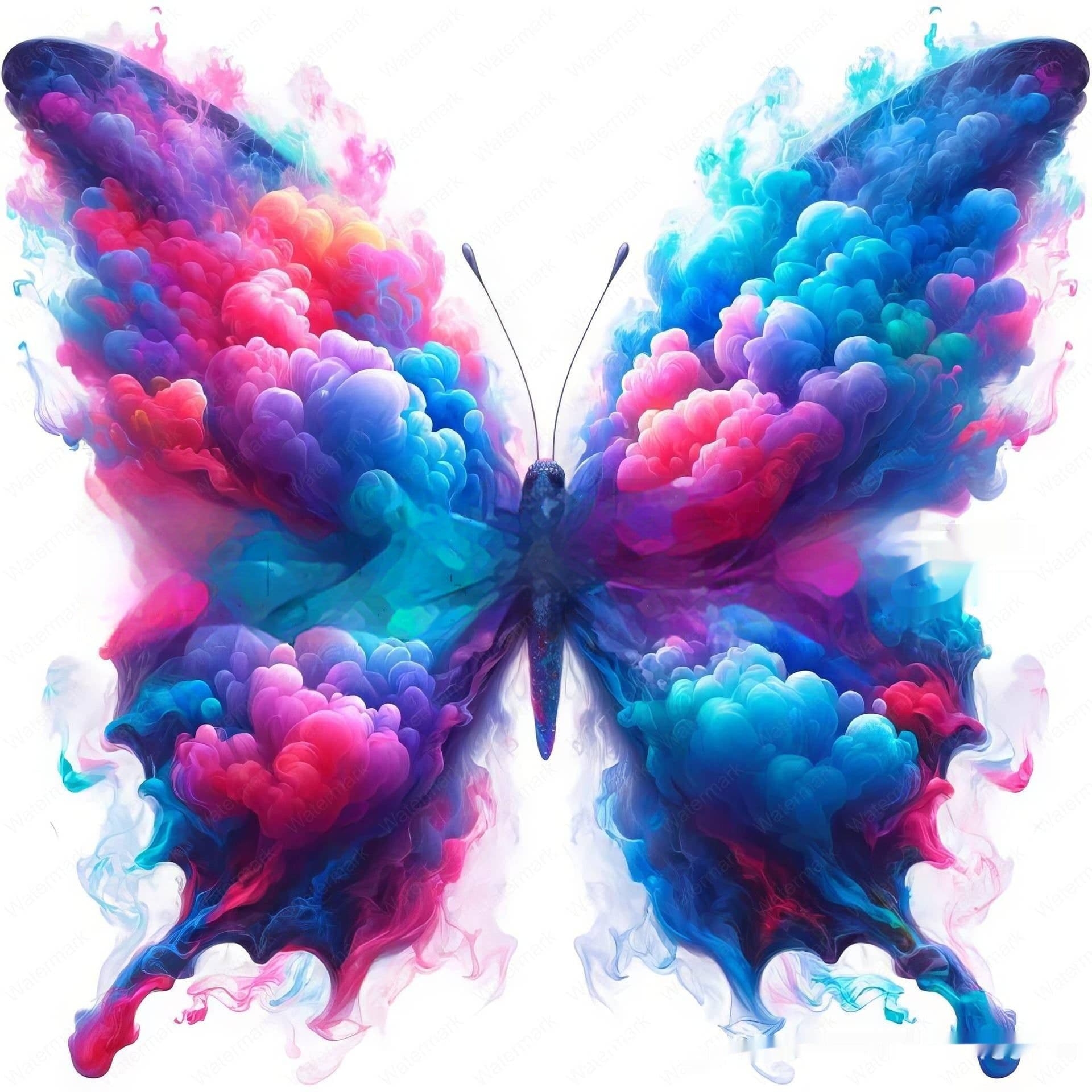 image-Butterfly Ethereal Smoke Butterfly Pendant Decoration