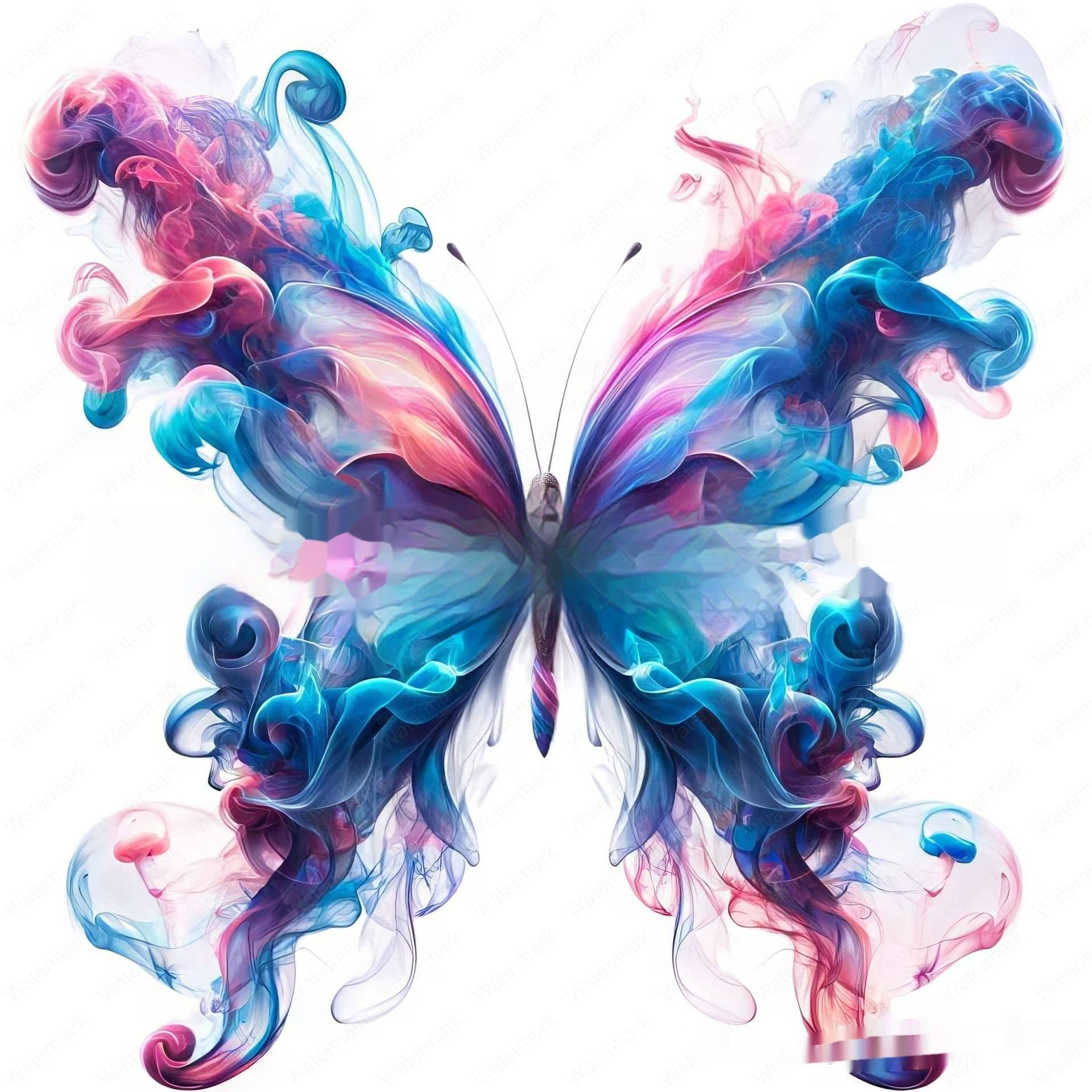 image-Butterfly Ethereal Smoke Butterfly Pendant Decoration
