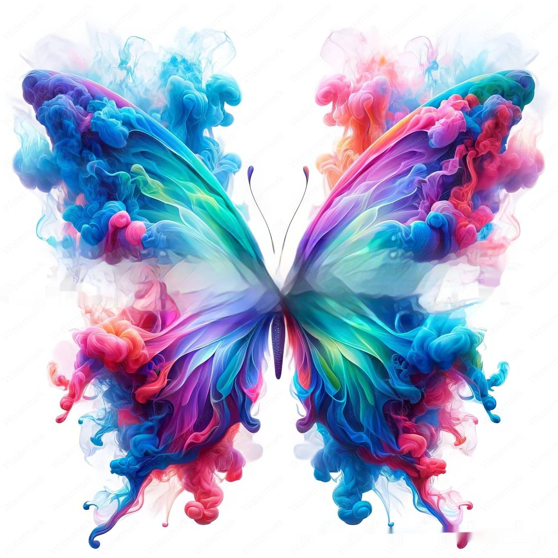 image-Butterfly Ethereal Smoke Butterfly Pendant Decoration