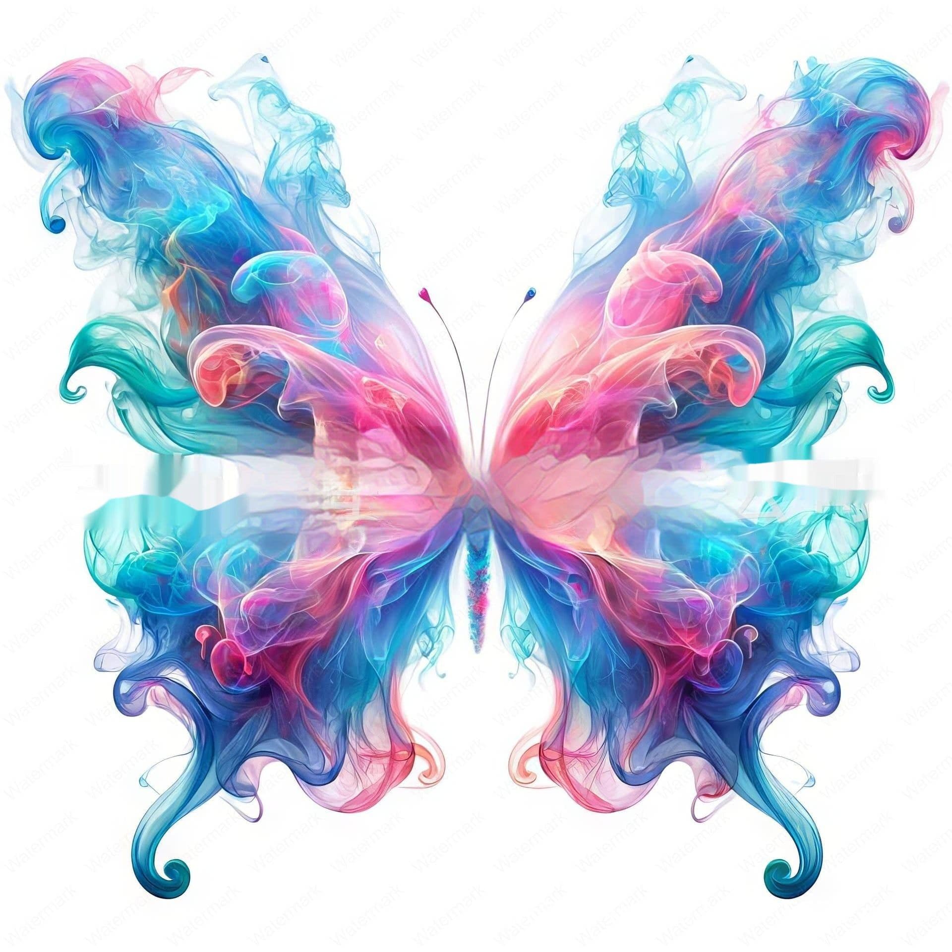 image-Butterfly Ethereal Smoke Butterfly Pendant Decoration