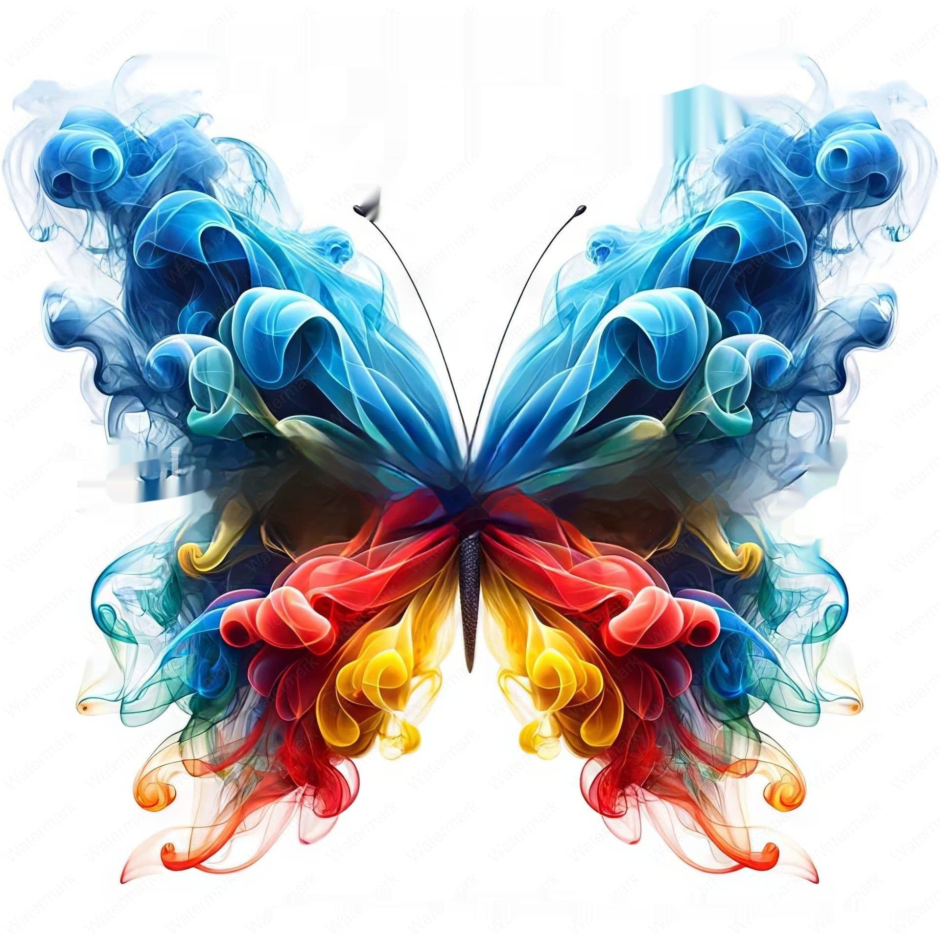 image-Butterfly Ethereal Smoke Butterfly Pendant Decoration
