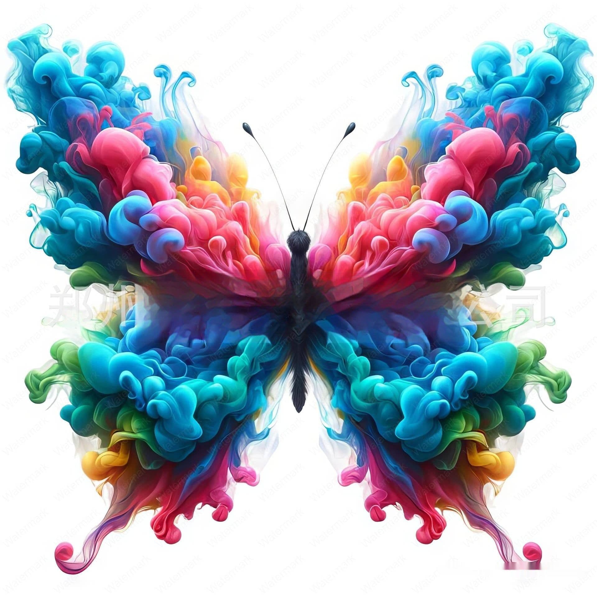 image-Butterfly Ethereal Smoke Butterfly Pendant Decoration