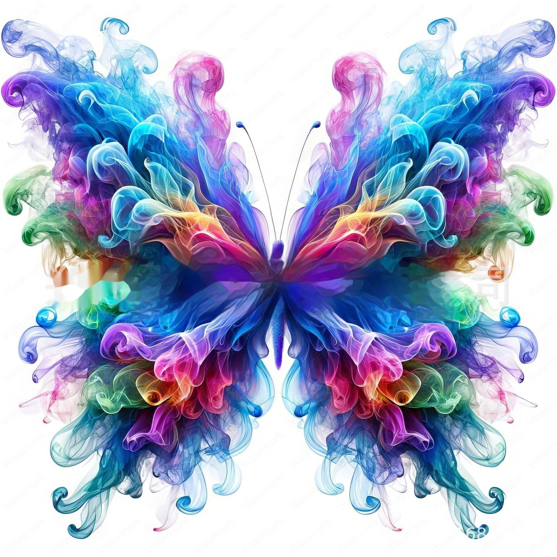 image-Butterfly Ethereal Smoke Butterfly Pendant Decoration