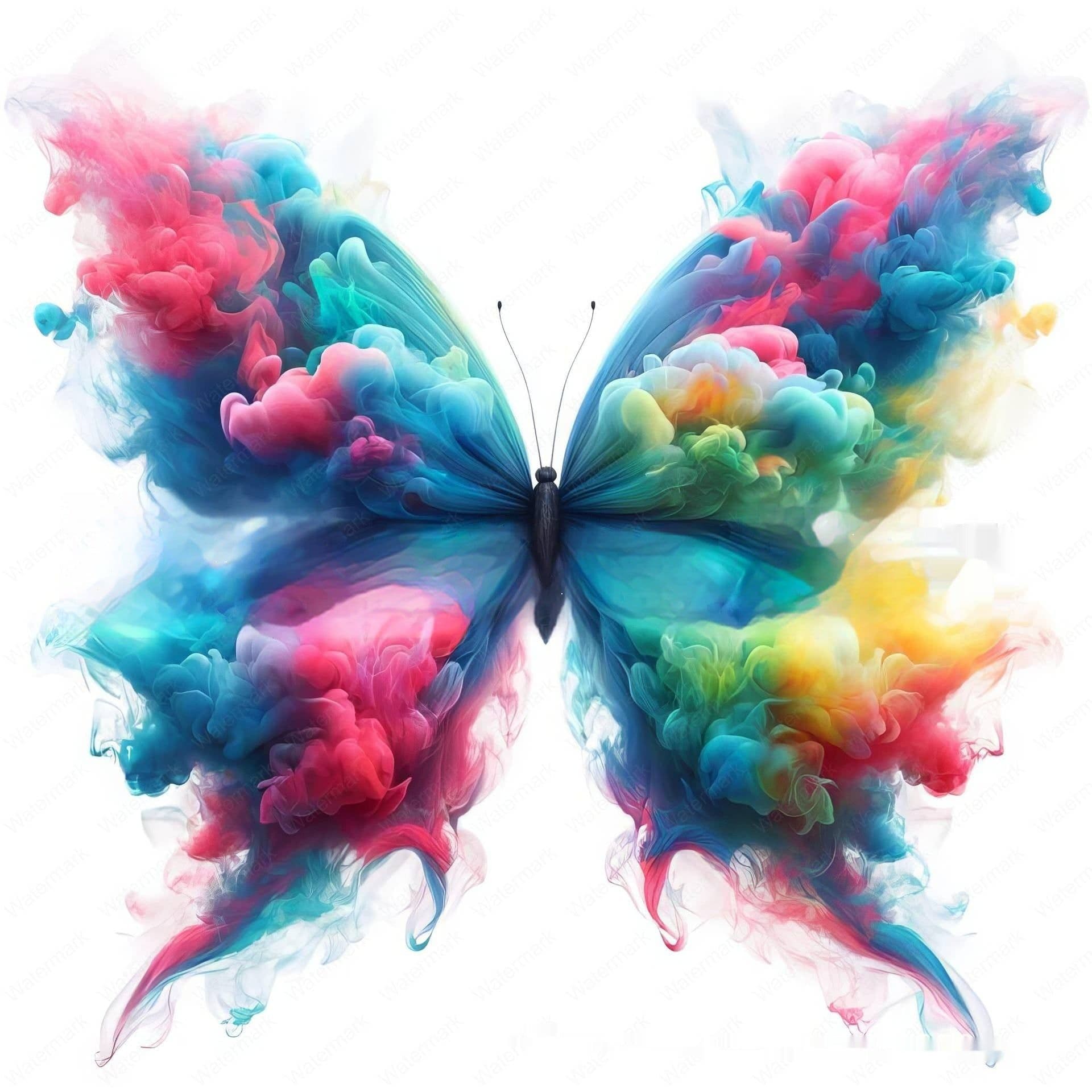 image-Butterfly Ethereal Smoke Butterfly Pendant Decoration