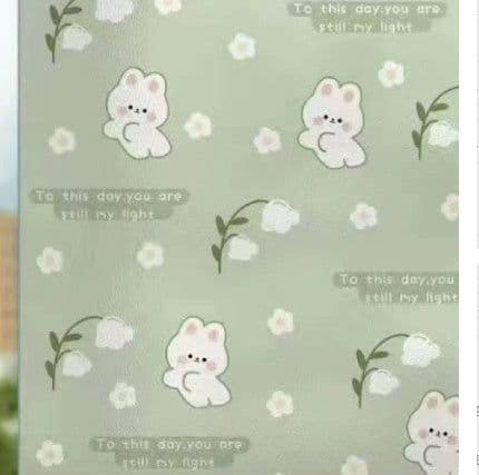 image-Static Bathroom Bathroom Transparent Opaque Privacy Kitchen Window Frosted Glass Sticker