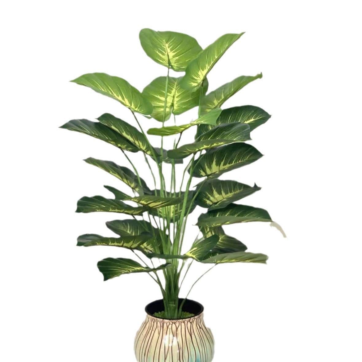 image-Simulation Green Plant 12-24 Head Beam Round Back Of Turtle Wall Decoration Garden