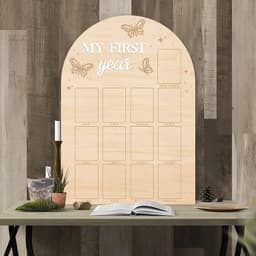 image-Wooden Baby Memorial Photo Frame Newborn