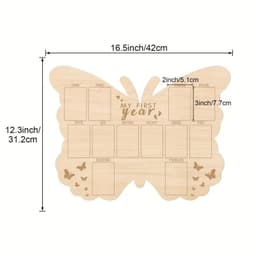 image-Wooden Baby Memorial Photo Frame Newborn