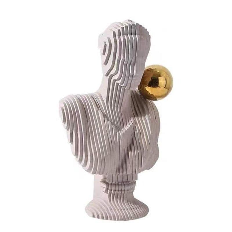 image-Modern Light Luxury Cut Female Character Art Sculpture Crafts Ornaments