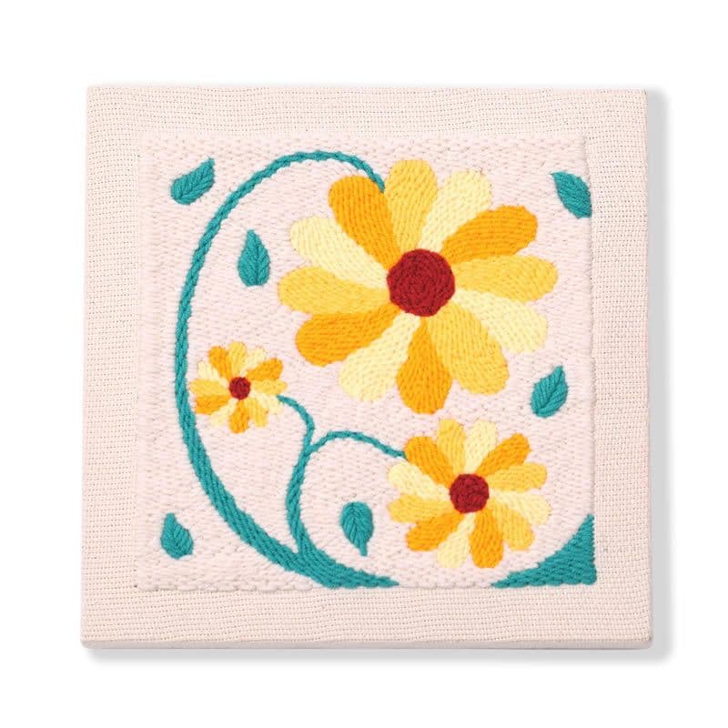 image-Embroidery Material Package Kit Handmade Diy Photo Frame Hanging Painting