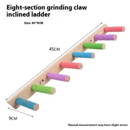 image-For Birds Frosted Stand Rod Parrot Grinding Claw Molar Stick Toy Bird Cage Stand Stick Accessories