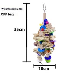 image-Parrot Gnawing Toy Bird Supplies Supplies