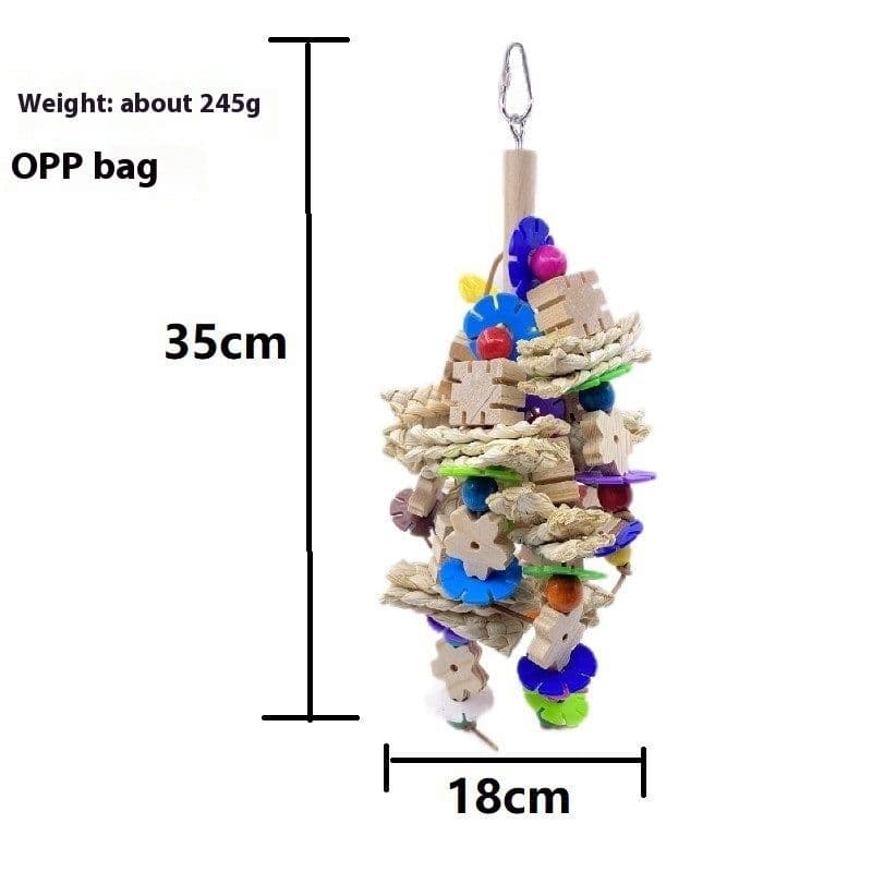 image-Parrot Gnawing Toy Bird Supplies Supplies
